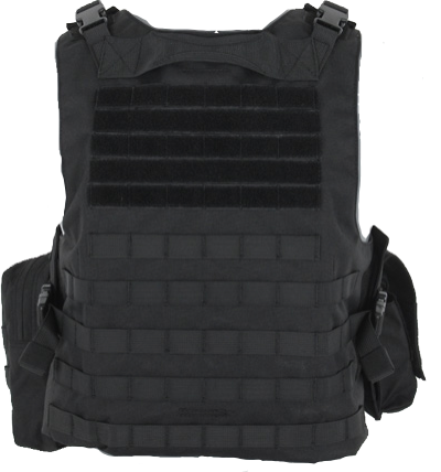 Lightweight AAV Assault Weste inkl. Pouches - Schwarz