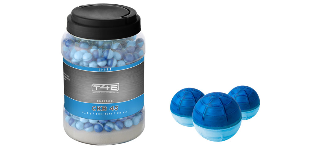 Umarex T4E CB 43 Chalkballs / Kreidebälle cal. 43 Sport - 500 Stück