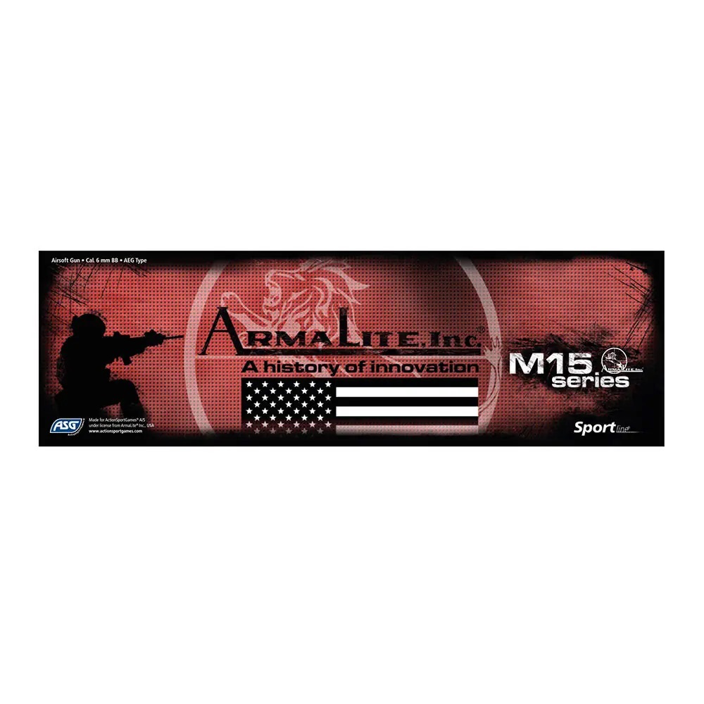 ASG ARMALITE M15 S-AEG LIGHT TACTICAL CARBINE AIRSOFT GEWEHR Schwarz