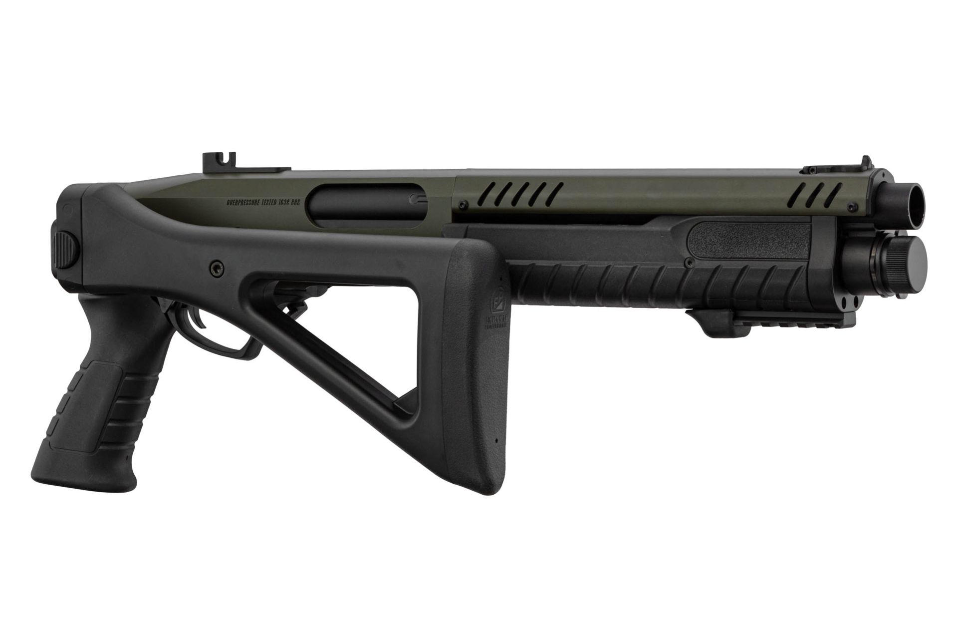 FABARM STF12 Airsoft Gas Pumpgun Initial Compact OD Green 6mm BB