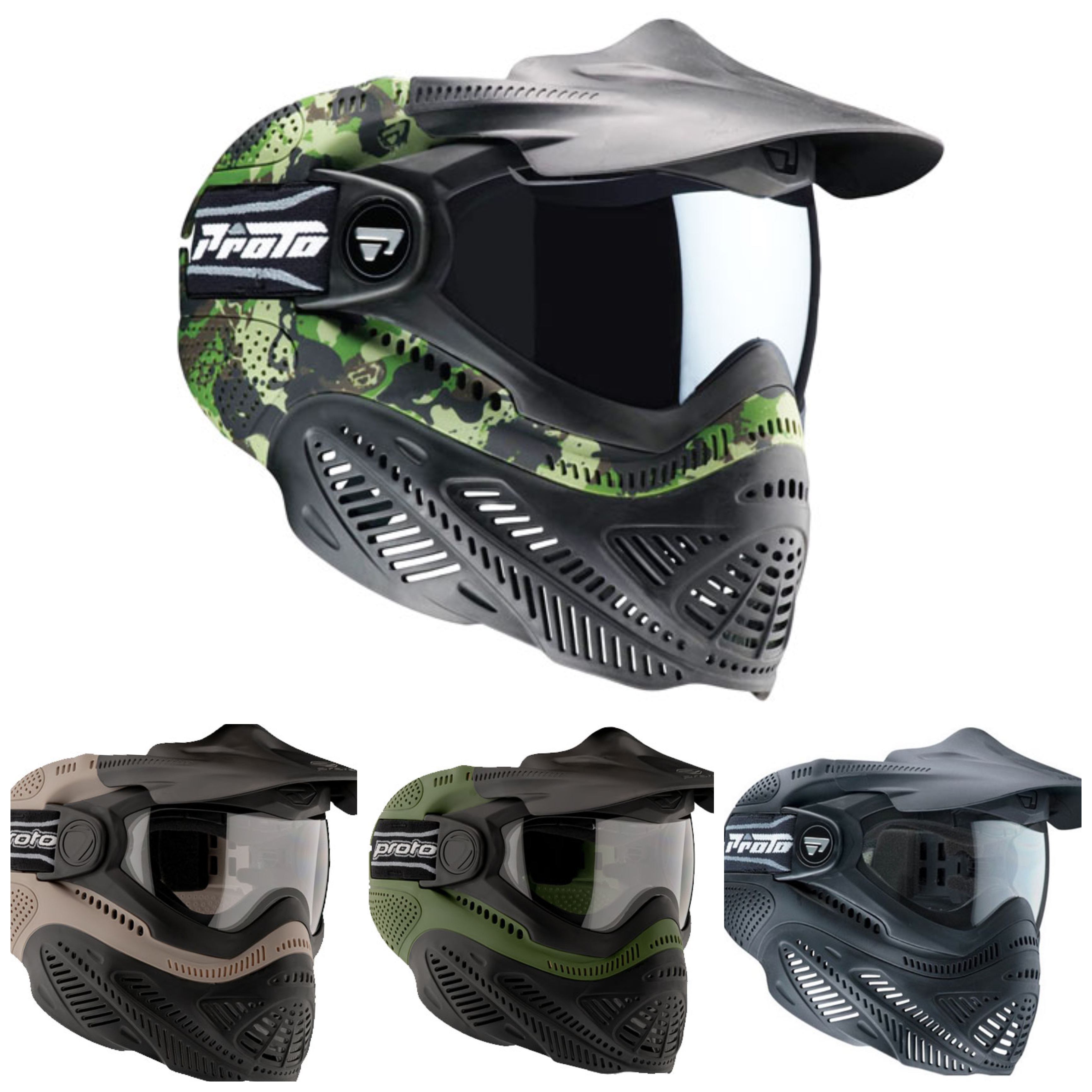 Paintball Maske Proto Switch FS mit Thermalglas diverse Farben