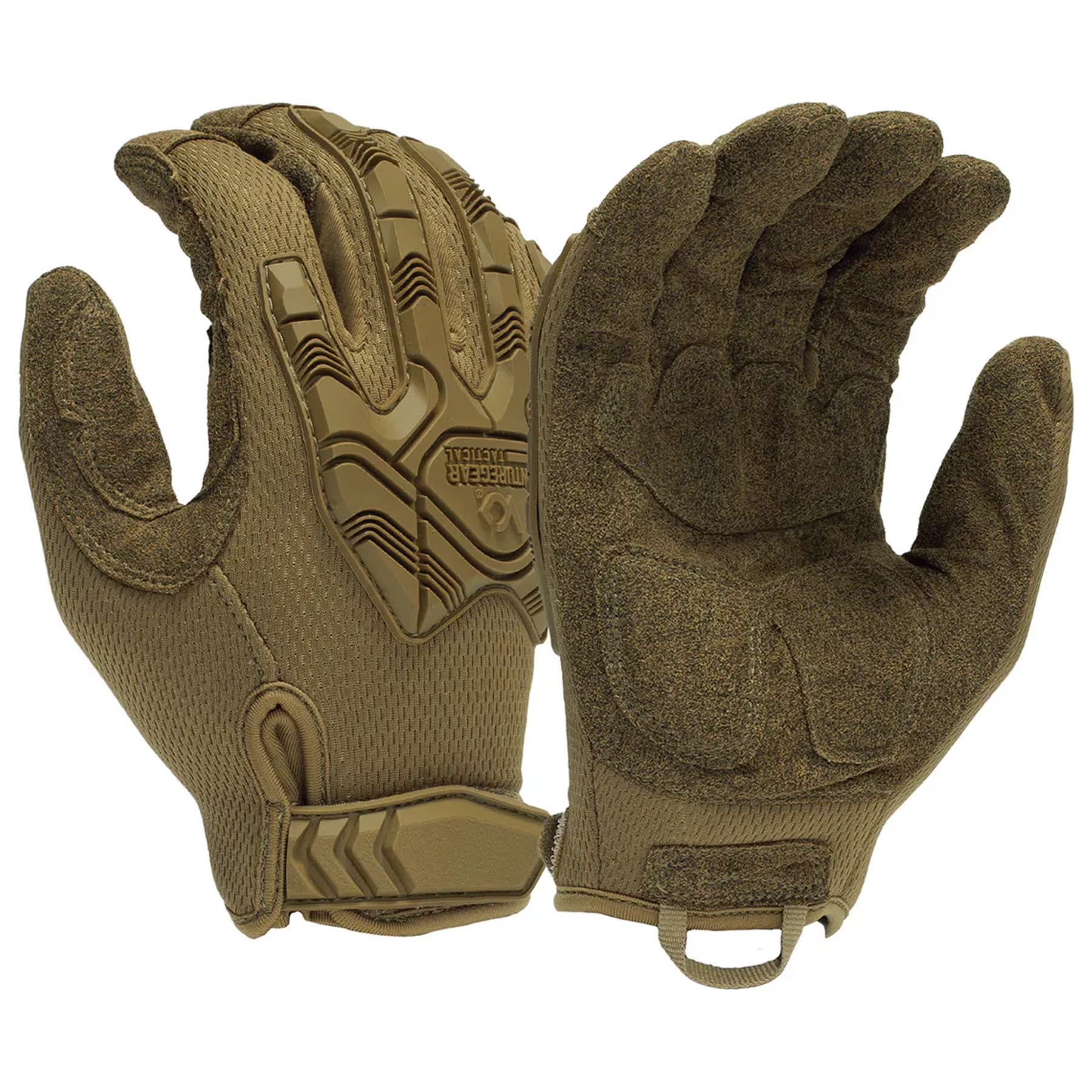 Venture Gear Tactical Gloves Hook & Loop Impact Handschuhe Tan