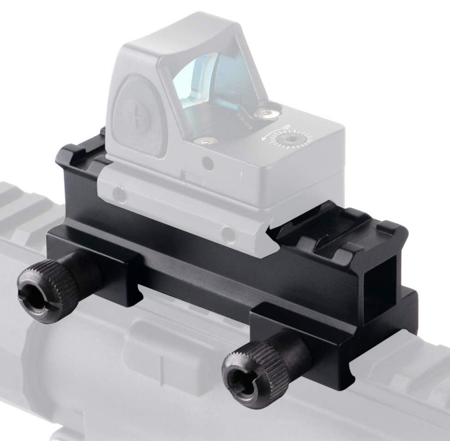 Picatinny erhöhung Visierschiene Mount Rail Riser Universal inkl. Red Dot