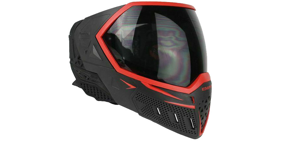 Empire EVS Paintball Maske - Schwarz/Rot