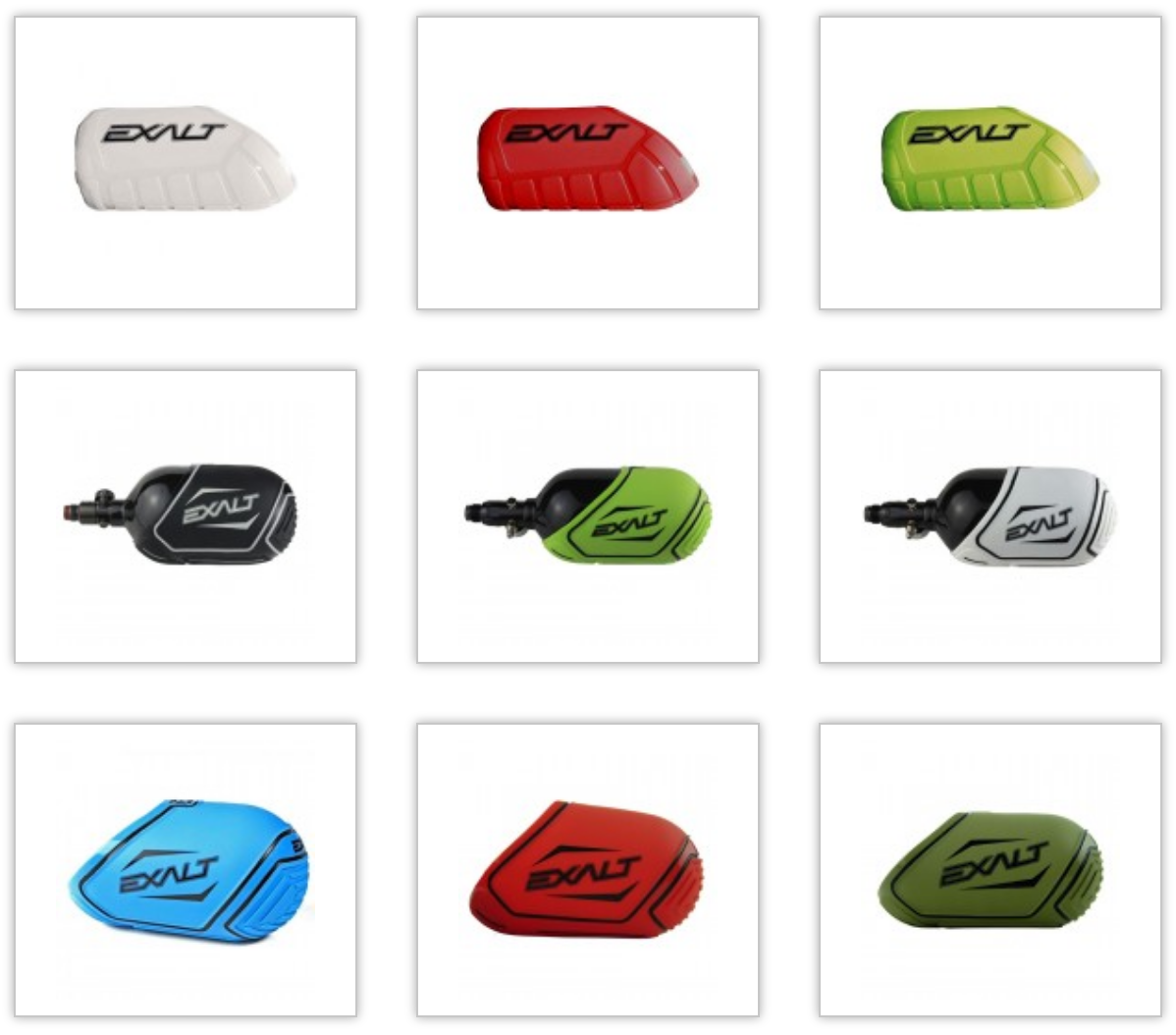 Exalt Tank Cover für HP Flaschen in vers. Farben u. Größen