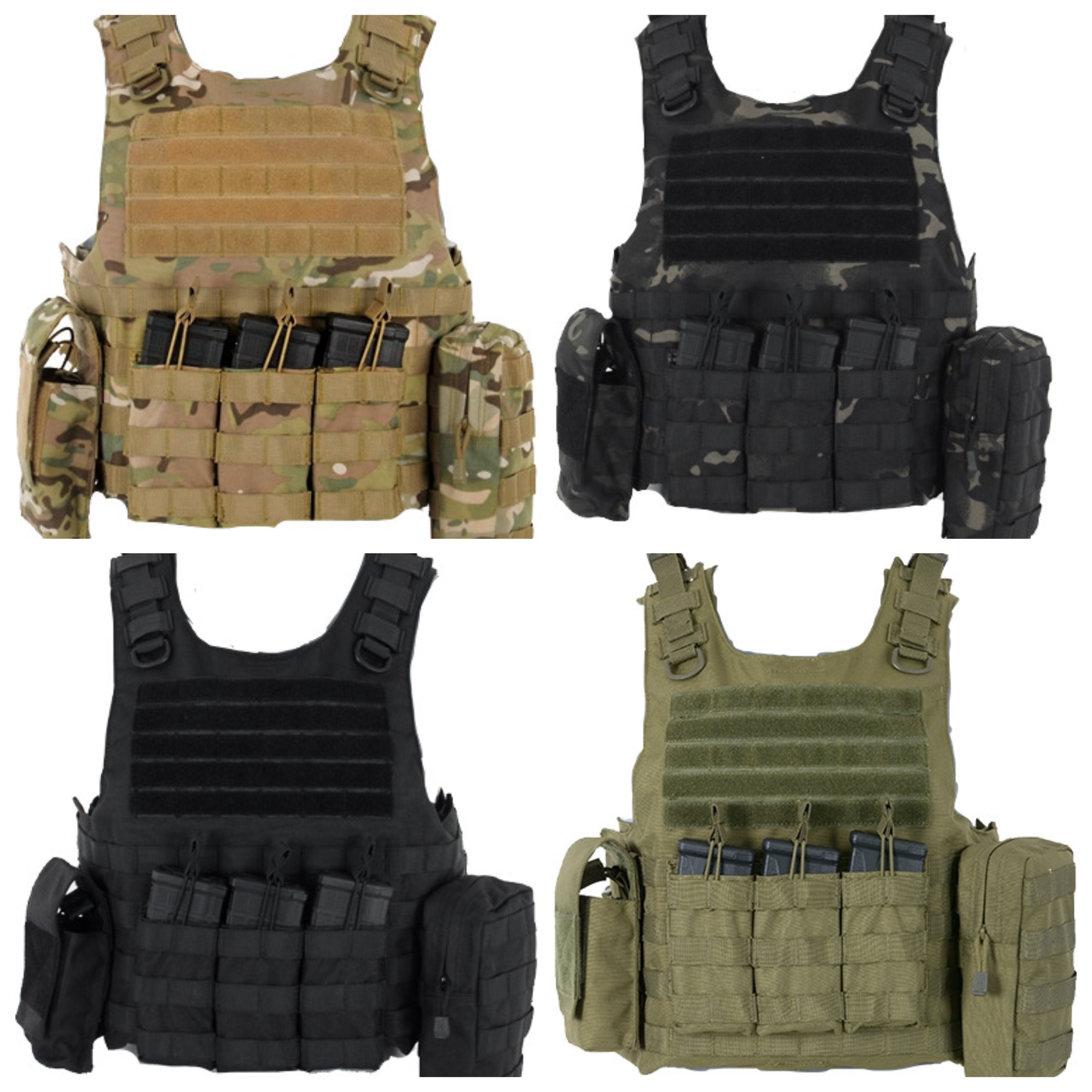 Lightweight AAV Assault Weste inkl. Pouches - Übersicht