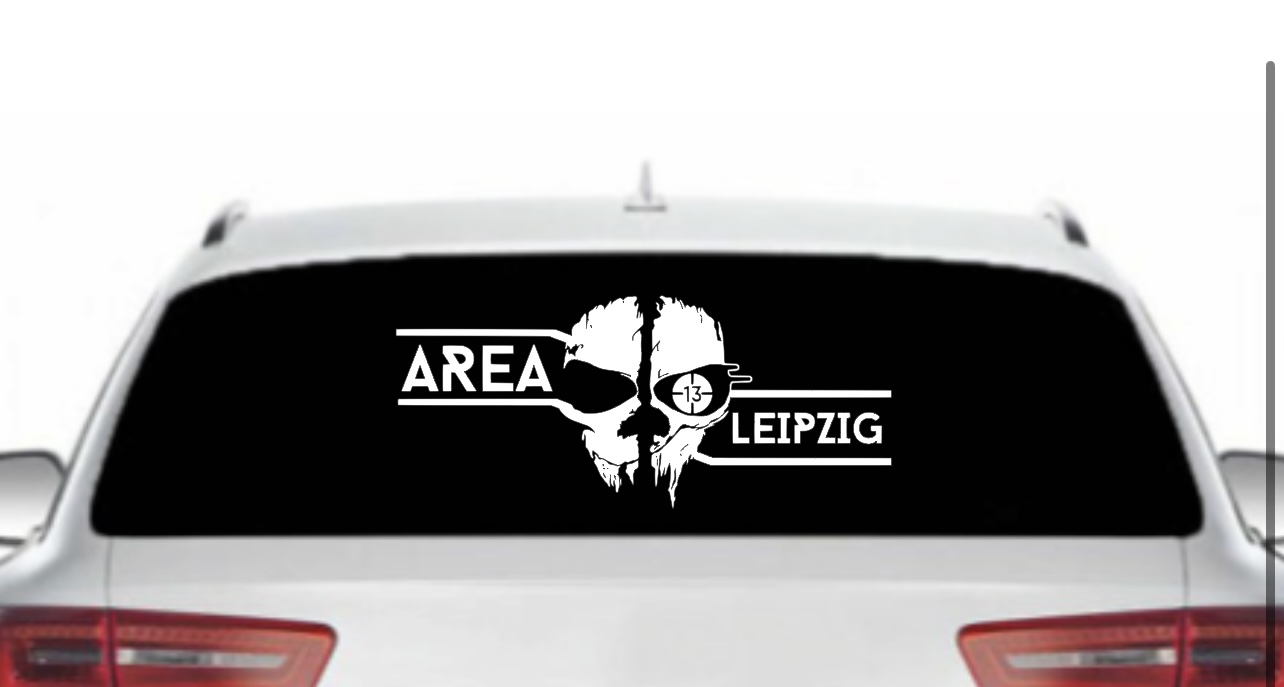 AREA13 Auto-Aufkleber