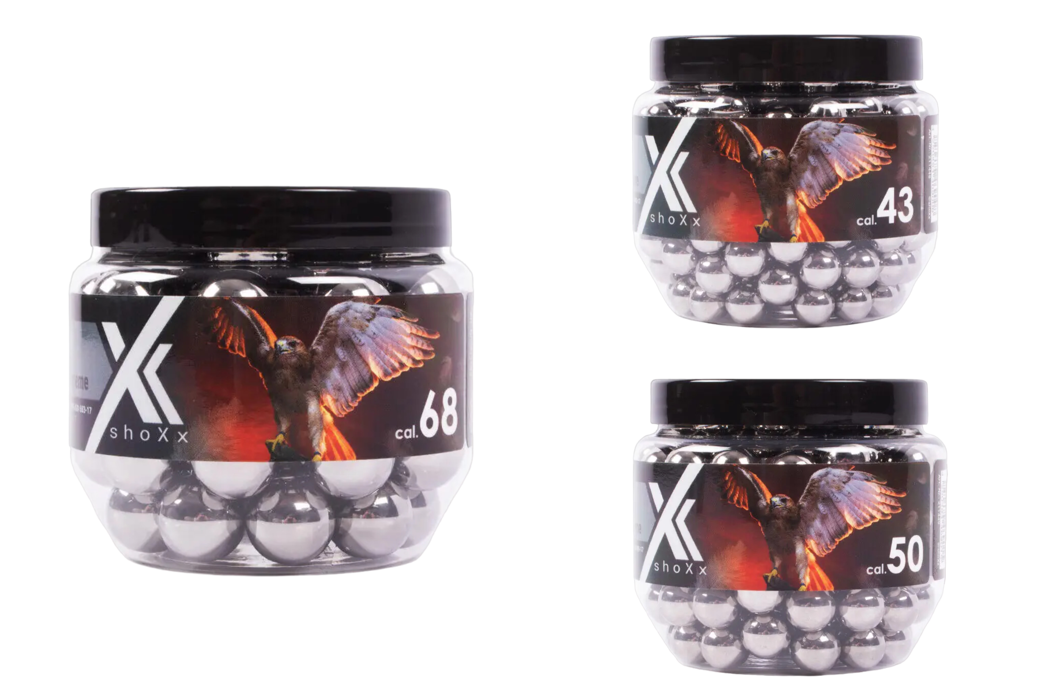 Falcon Xtreme RAM Stahlkugeln - verschied. Kaliber