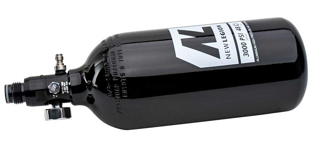 0,8 Liter HP Flasche inkl. Regulator 200 Bar / Paintballflasche