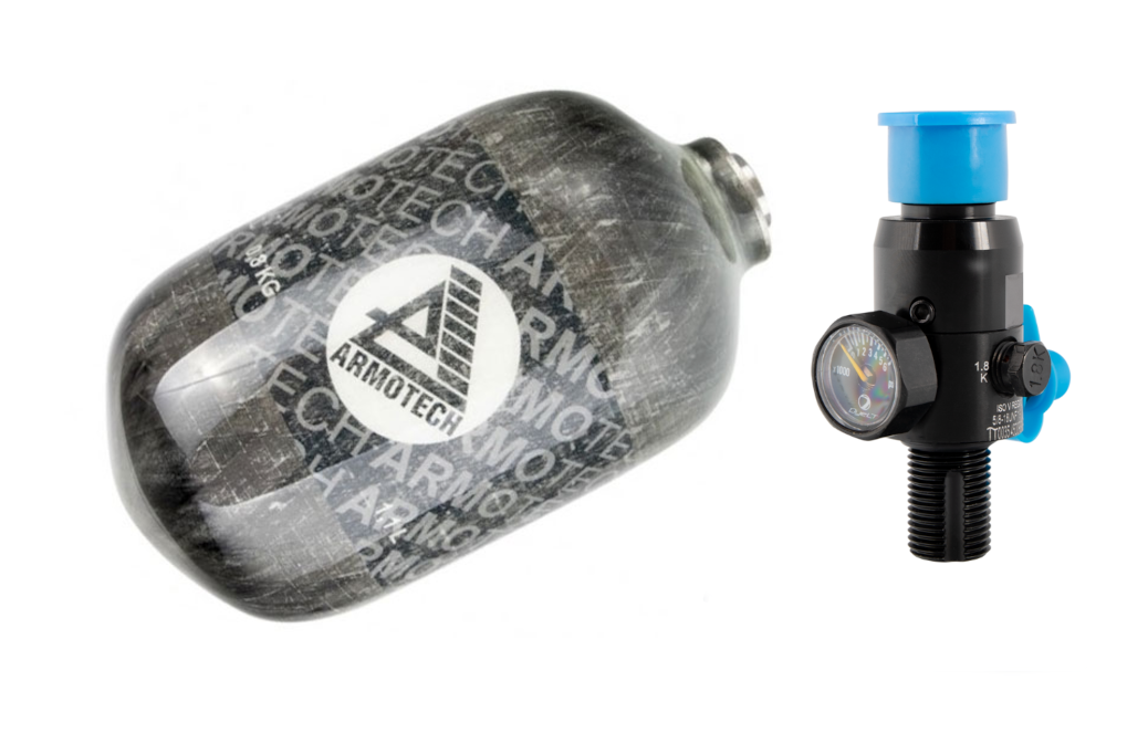 Dye Armotech Core 1,1l Paintballflasche inkl. 300 Bar Regulator