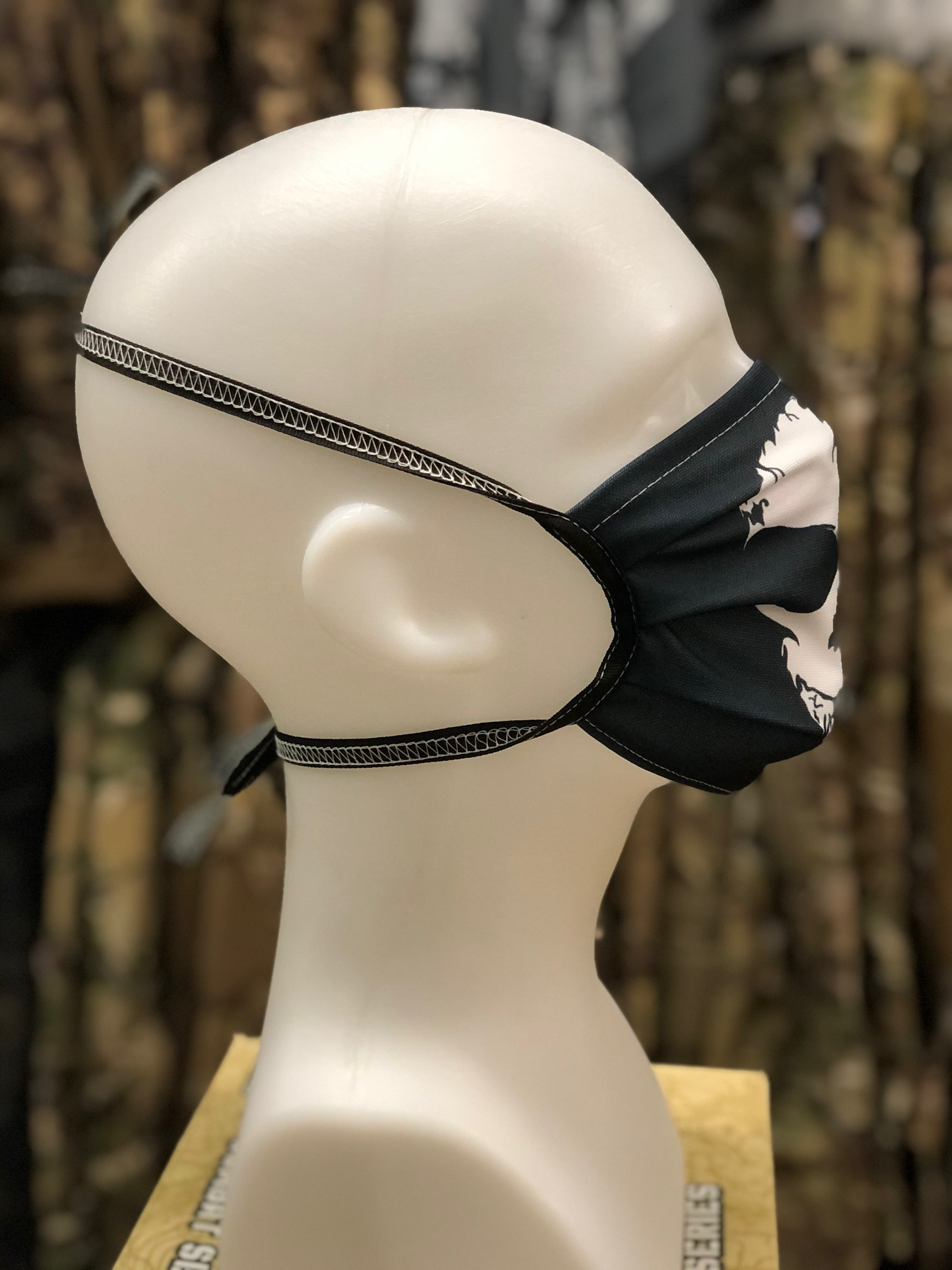 Mund-Nasen-Maske Mehrweg, waschbar, 2 lagig mit Filtereinschub