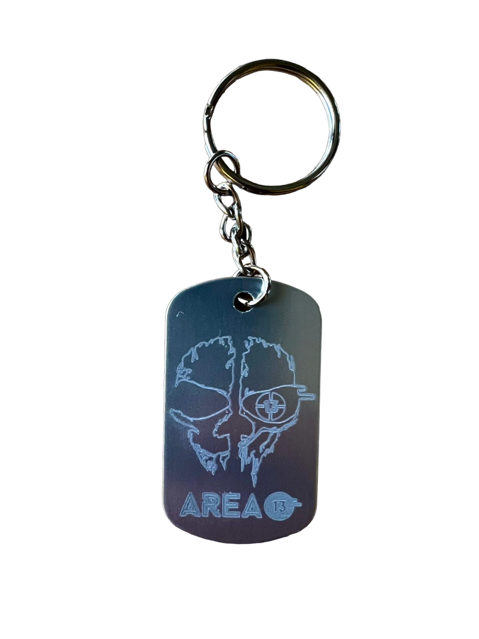 Area13 DogTag Schlüsselanhänger - Silber