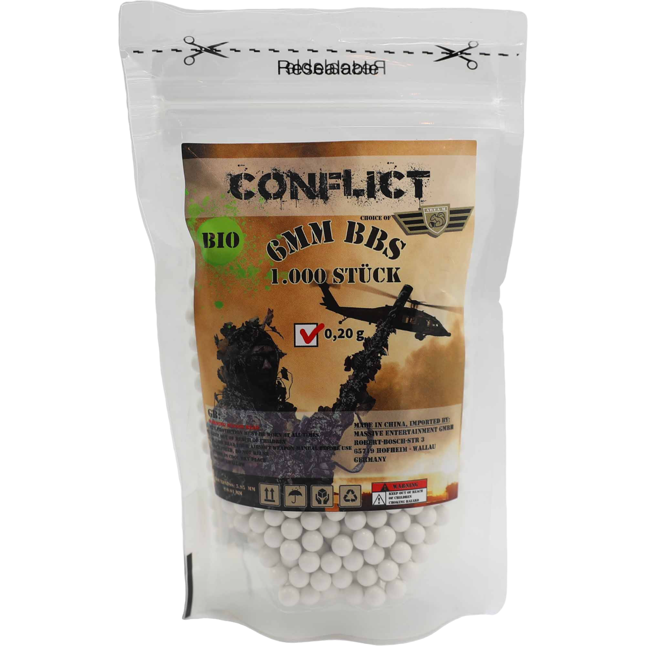 Bio BBs 0,20g 6mm - 1000 Stück