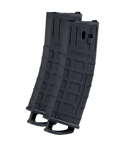 Tippmann 20-Schuss Magazin mit Coupler / Magazinverbinder für TMC - 2er Pack