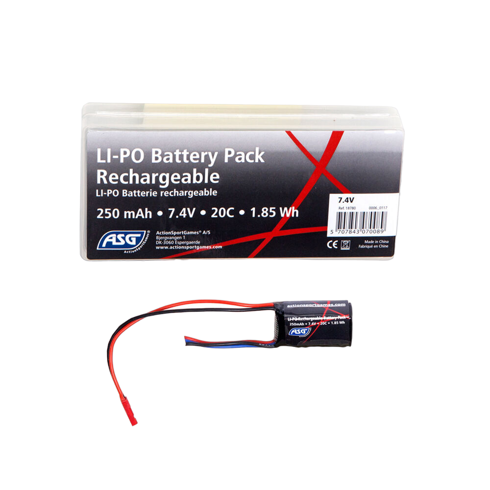LiPo Akku 7,4V für Airsoftwaffen mit HPA