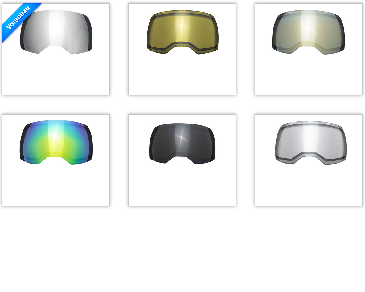 Empire EVS Maskenglas Thermalglas Ersatzglas