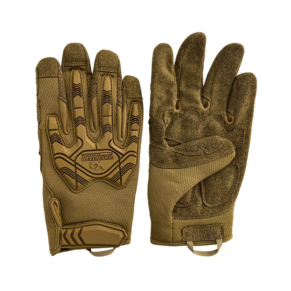 Venture Gear Tactical Gloves Hook & Loop Impact Handschuhe Tan