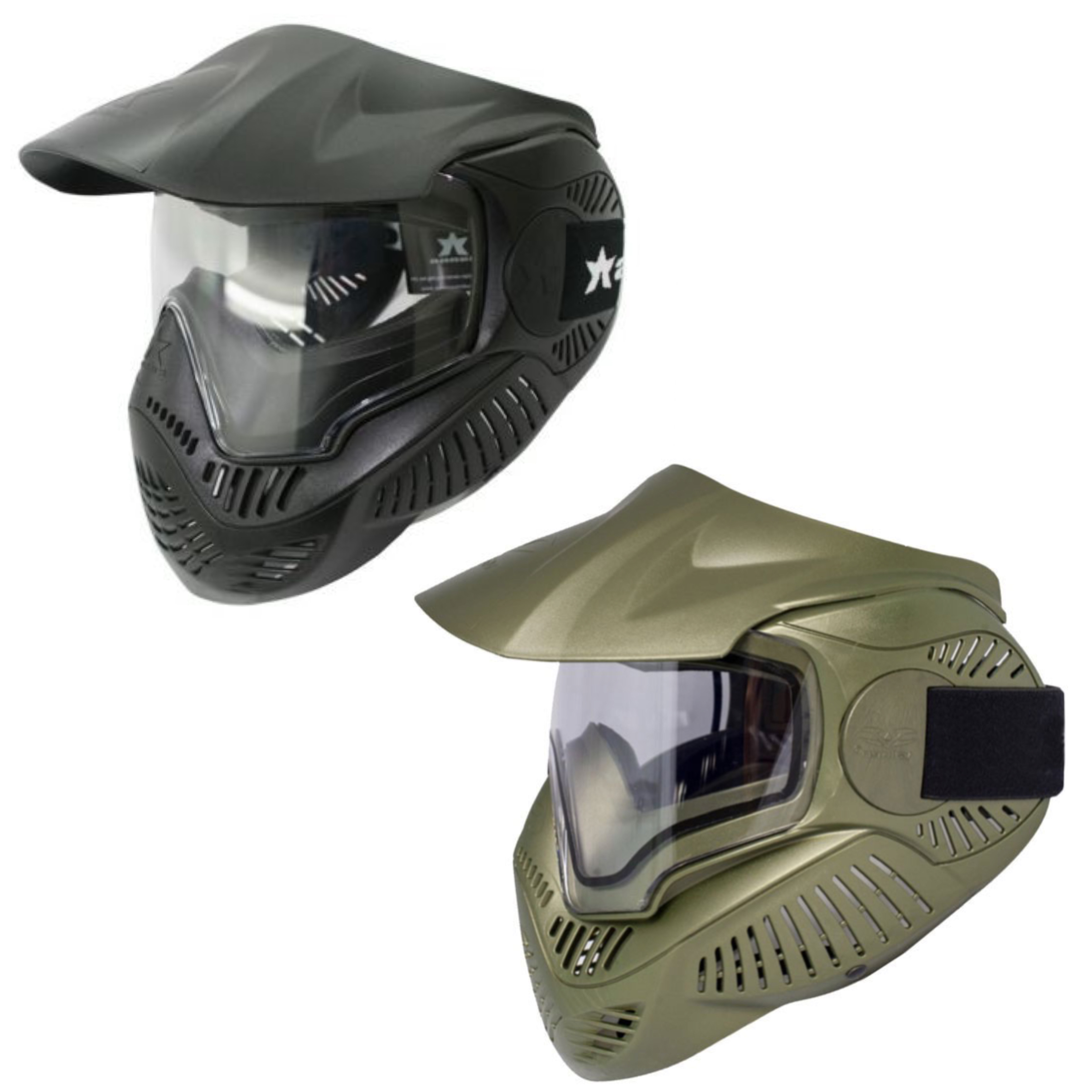 Paintball Maske Valken Annex MI-3 thermal schwarz/oliv