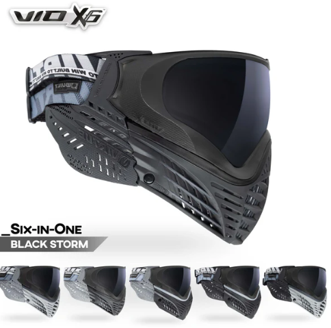 Virtue VIO X6 black storm schwarz Paintball Maske / Airsoft Maske