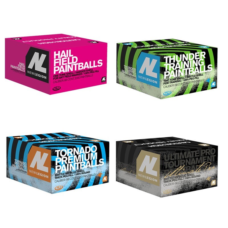 New Legion Paintballs ab 500 Stk. vers. Sorten