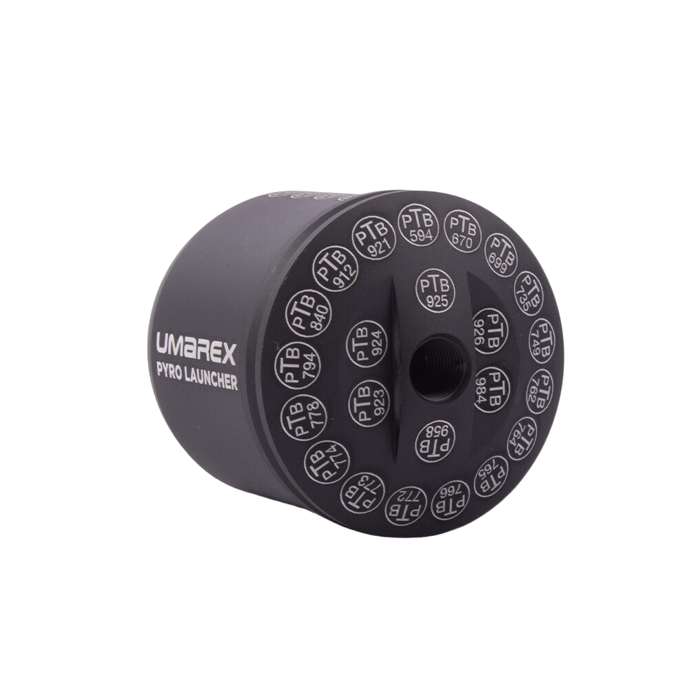 Pyro Launcher inkl. 5 Adapter - schwarz