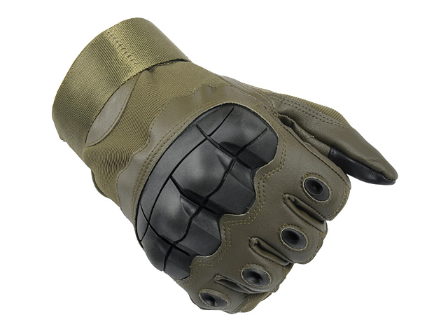 Taktische Vollfinger Handschuhe - Oliv