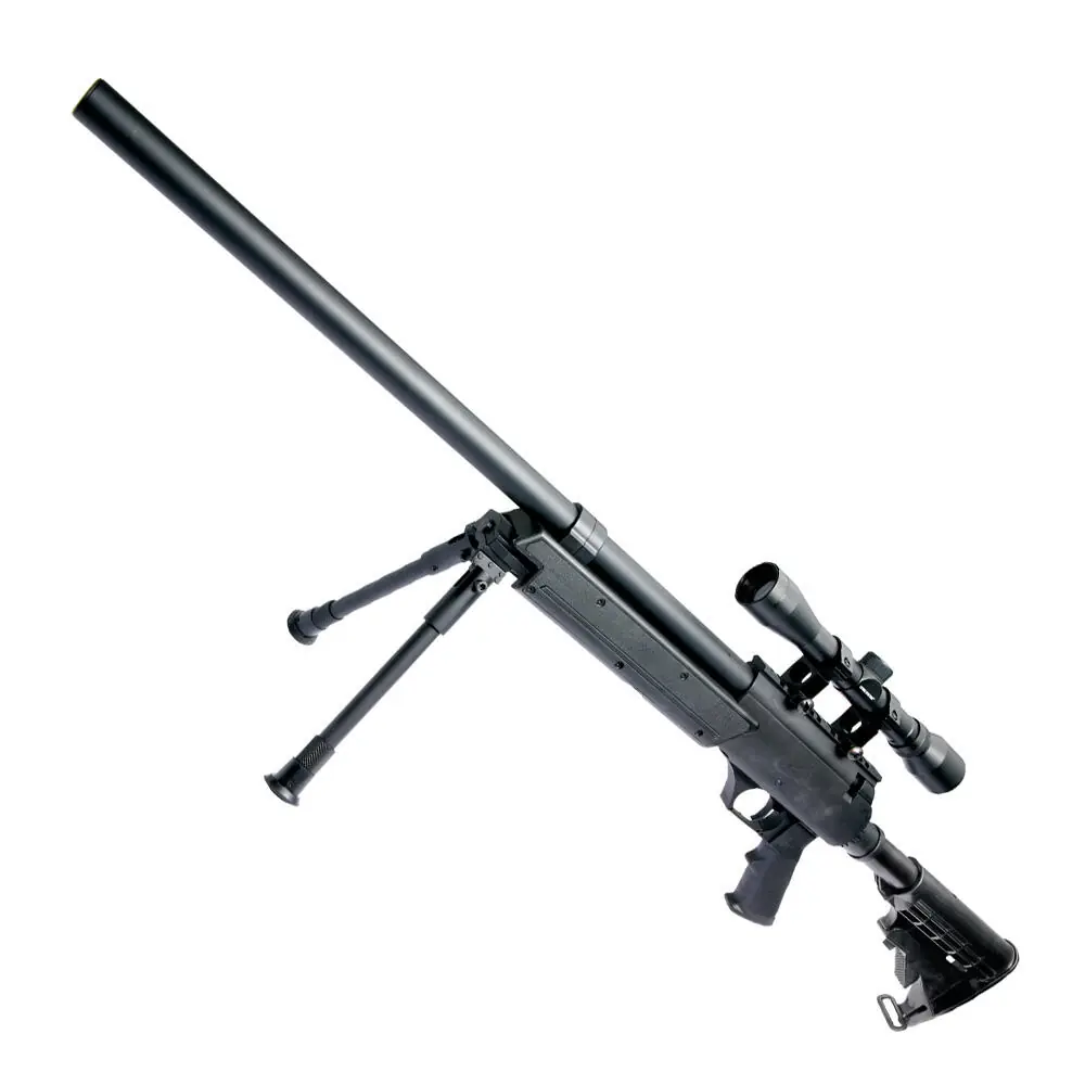ASG Sniper Urban Airsoft Scharfschützengewehr Federdruck 6mm BB Schwarz